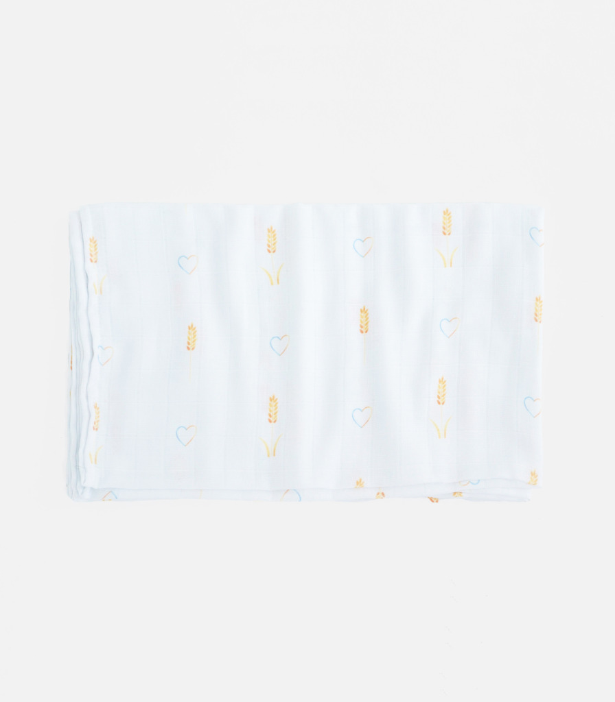 Набір пелюшок муслін+фланель “Патріотичні Веселки”