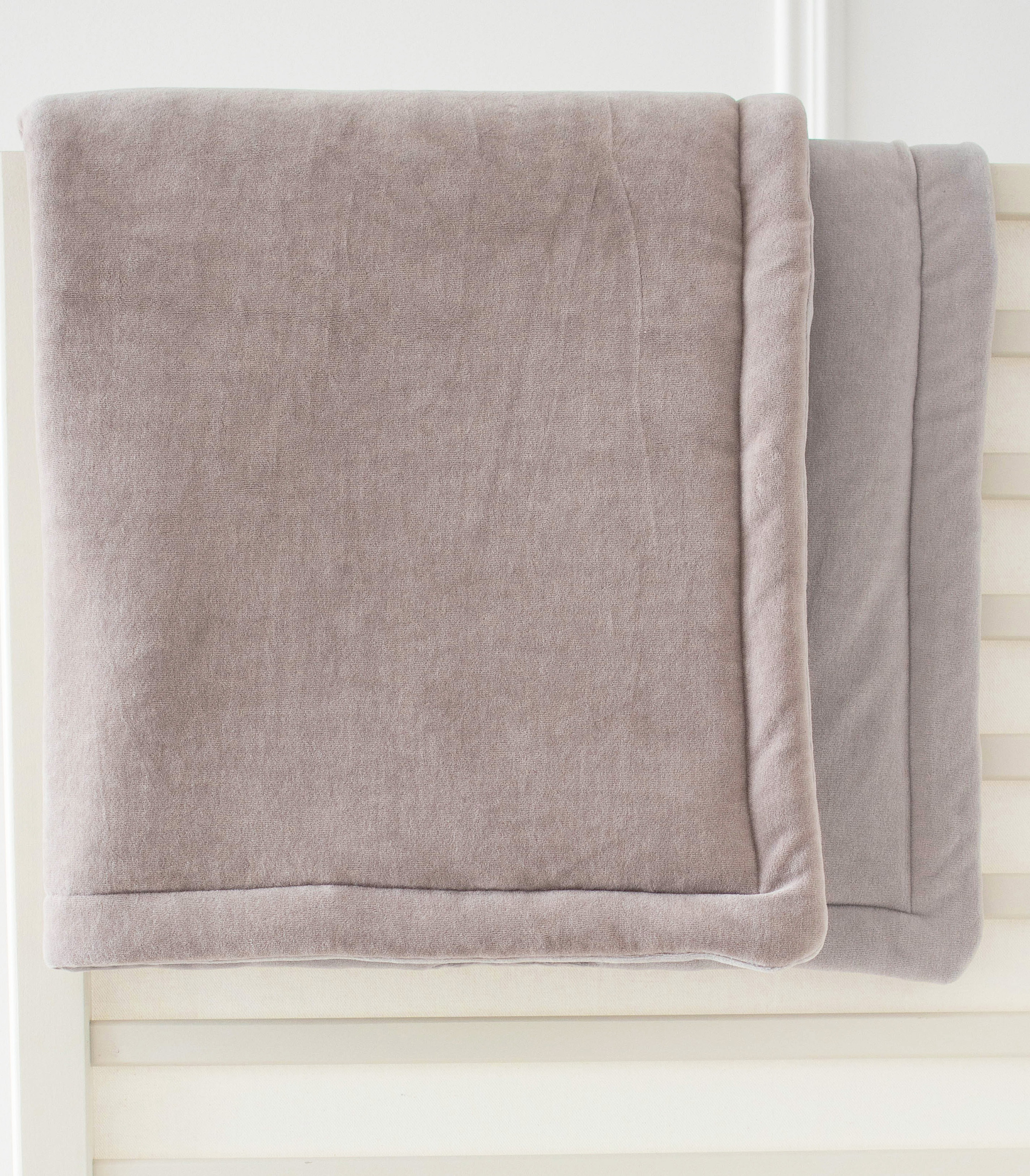 Плед утеплений Сірий/світло сірий