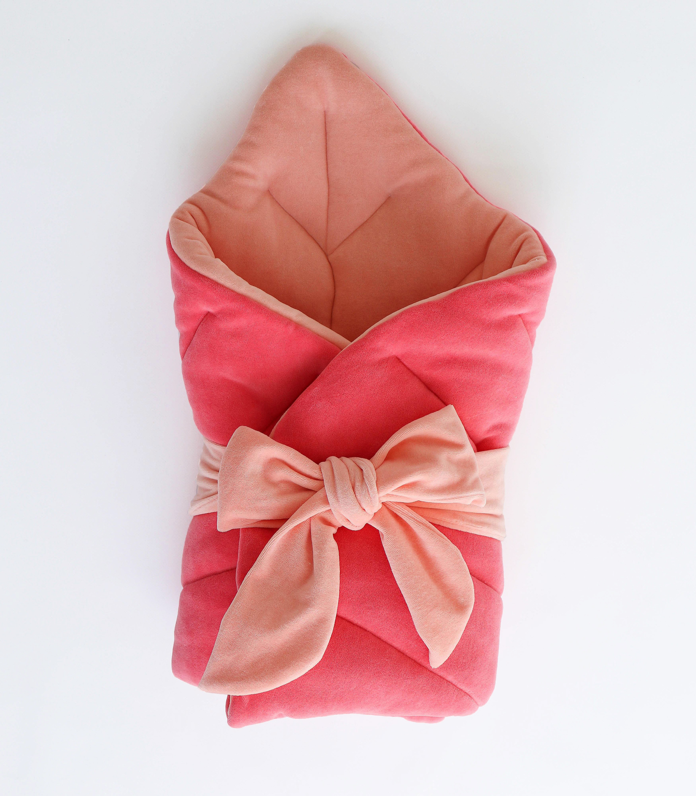 Конверт Листочок (із зав’язкою) Персик/Барбі