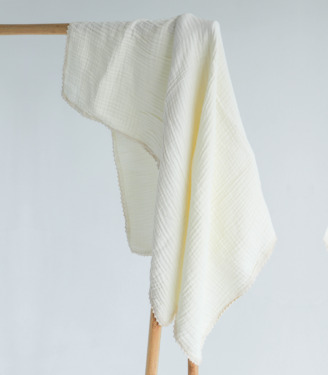 Крижма для хрещення муслінова молочна