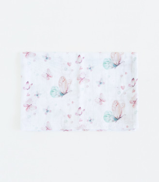 Набір пелюшок муслін+фланель “Сердечка”