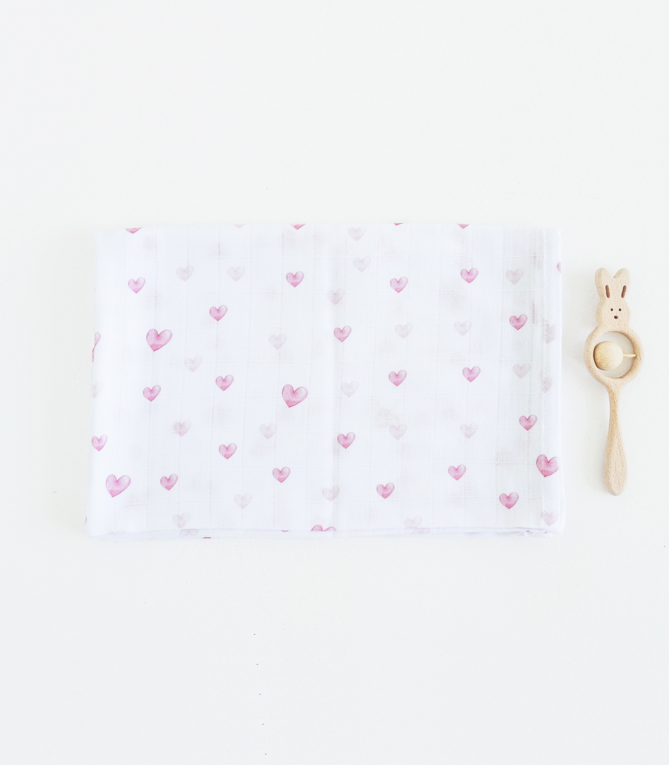 Муслінова пелюшка “Сердечка”