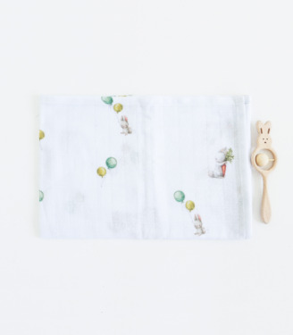 Набір пелюшок муслін+фланель “Кружечки”