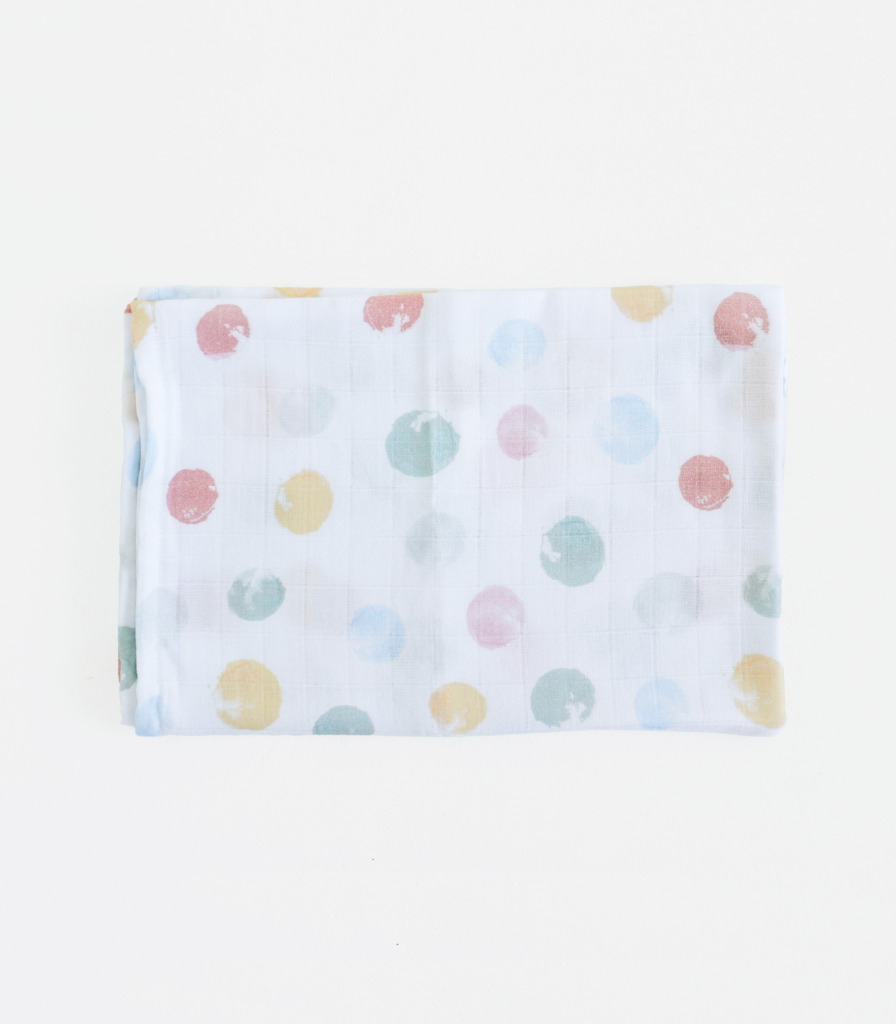 Набір пелюшок муслін+фланель “Кружечки”