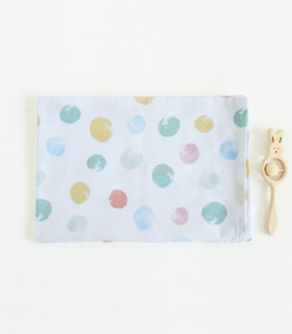 Набір пелюшок муслін+фланель “Кружечки”