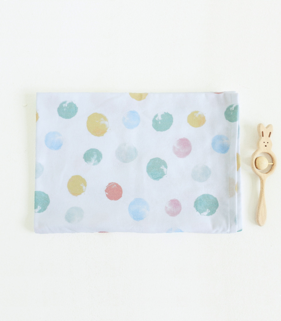 Набір пелюшок муслін+фланель “Кружечки”