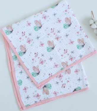 Плед мусліновий “Метелики”