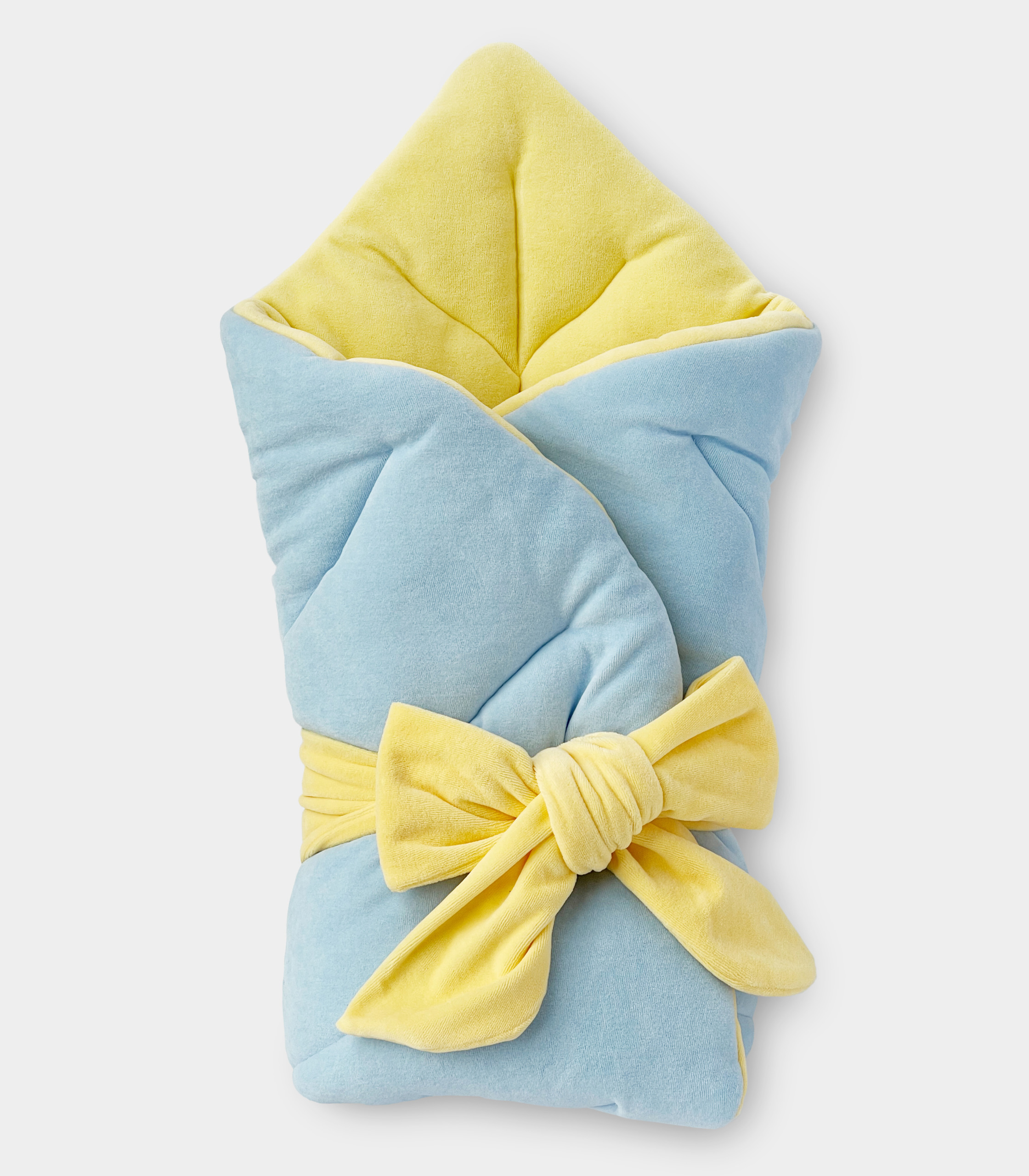 Конверт Листочок (із зав’язкою) Жовто/блакитний