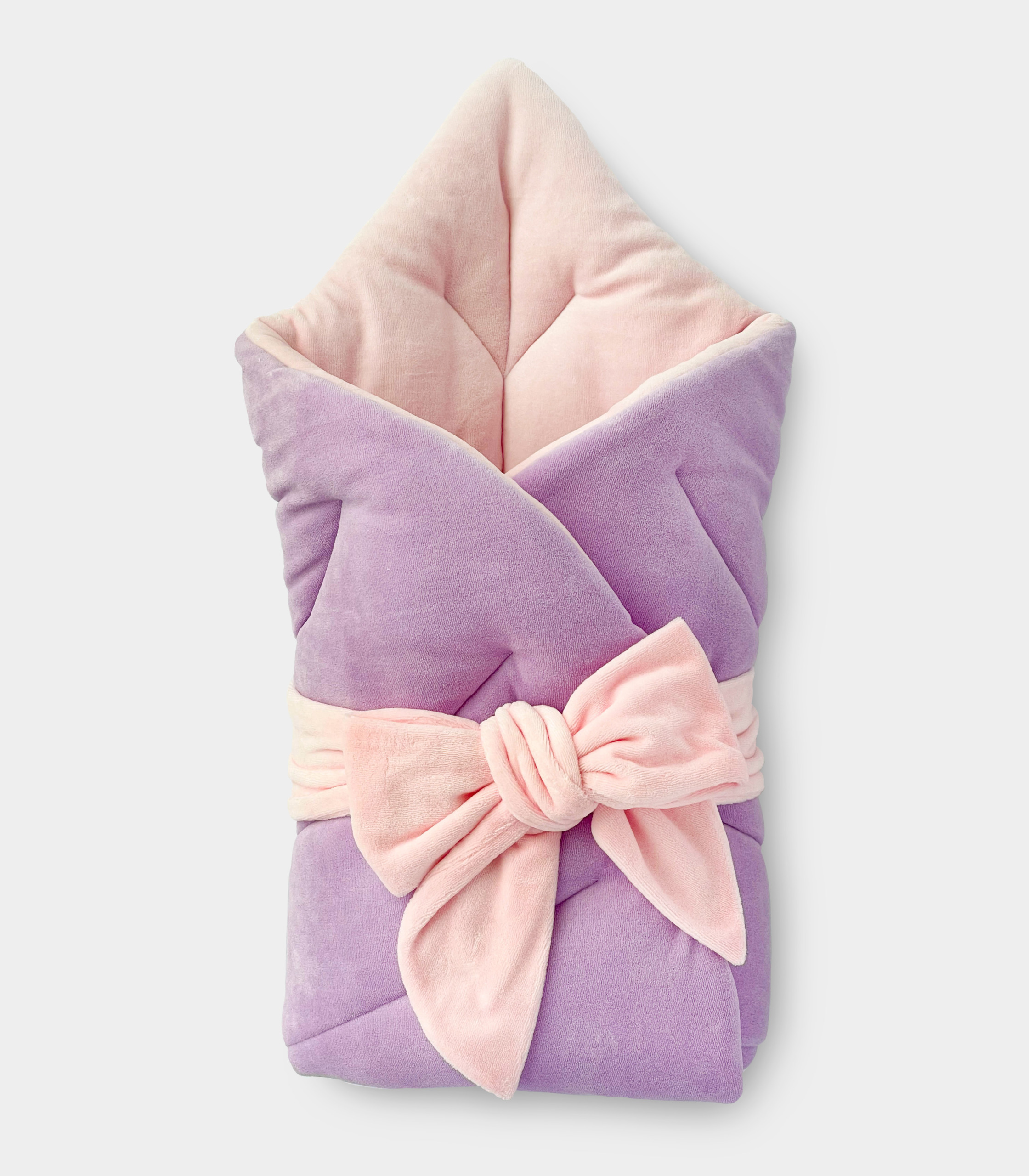 Конверт Листочок (із зав’язкою) Бузок/рожевий