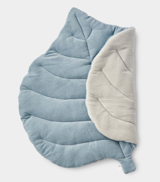 Килимок Листочок Джинс/світло сірий