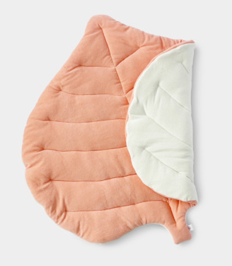 Килимок Листочок Персик/молочний