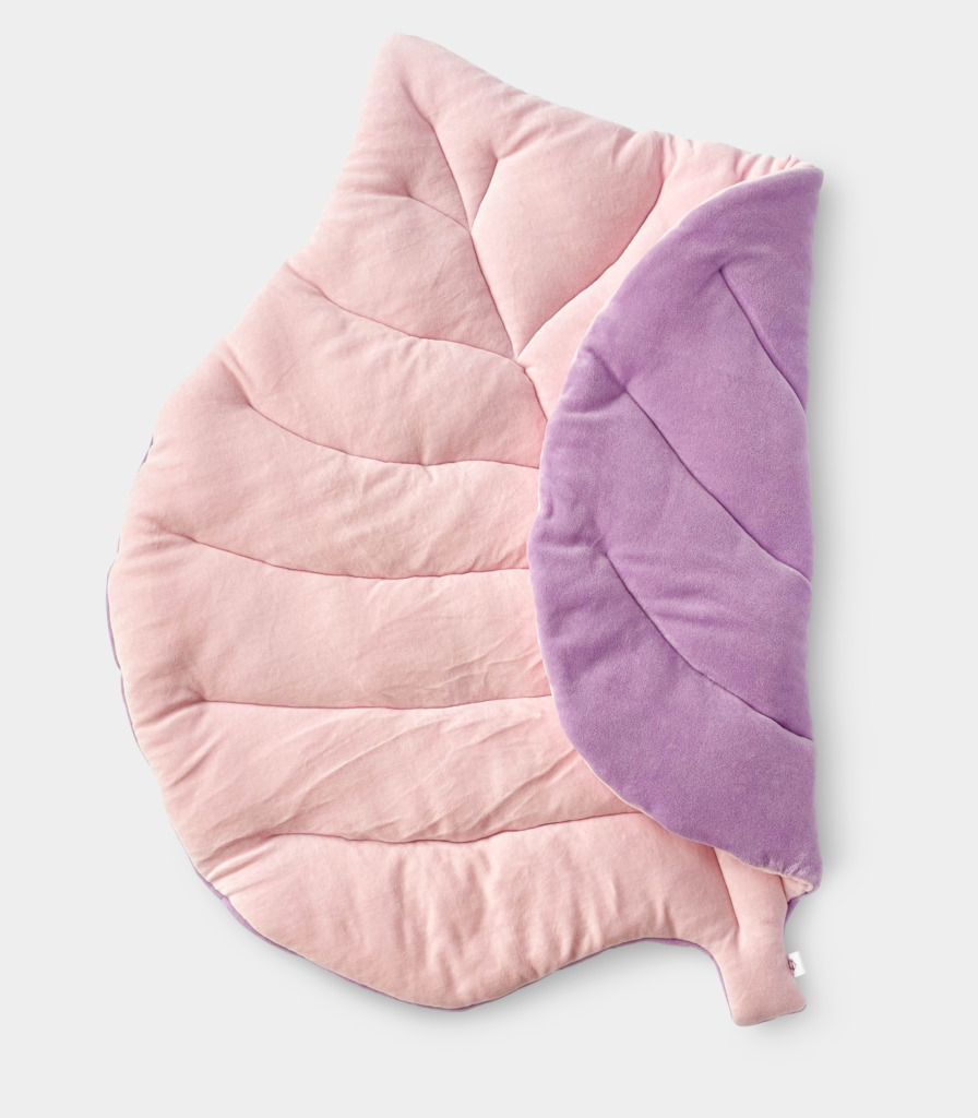 Килимок Листочок Бузок/рожевий