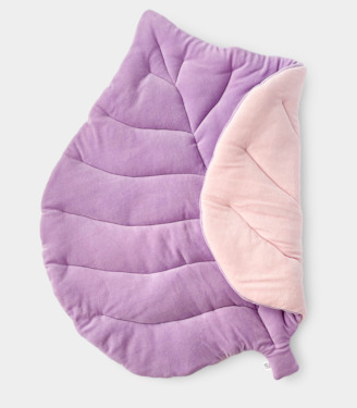 Килимок Листочок Бузок/рожевий