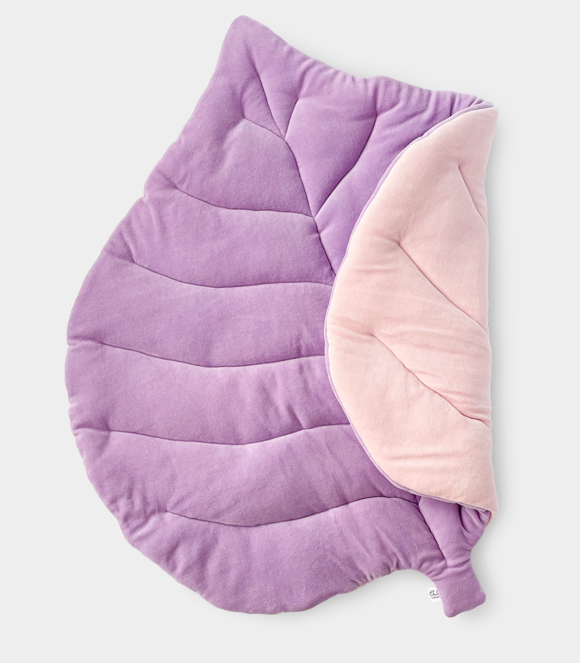 Килимок Листочок Бузок/рожевий