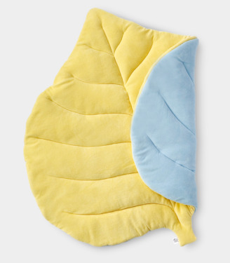 Килимок Листочок Жовто/блакитний