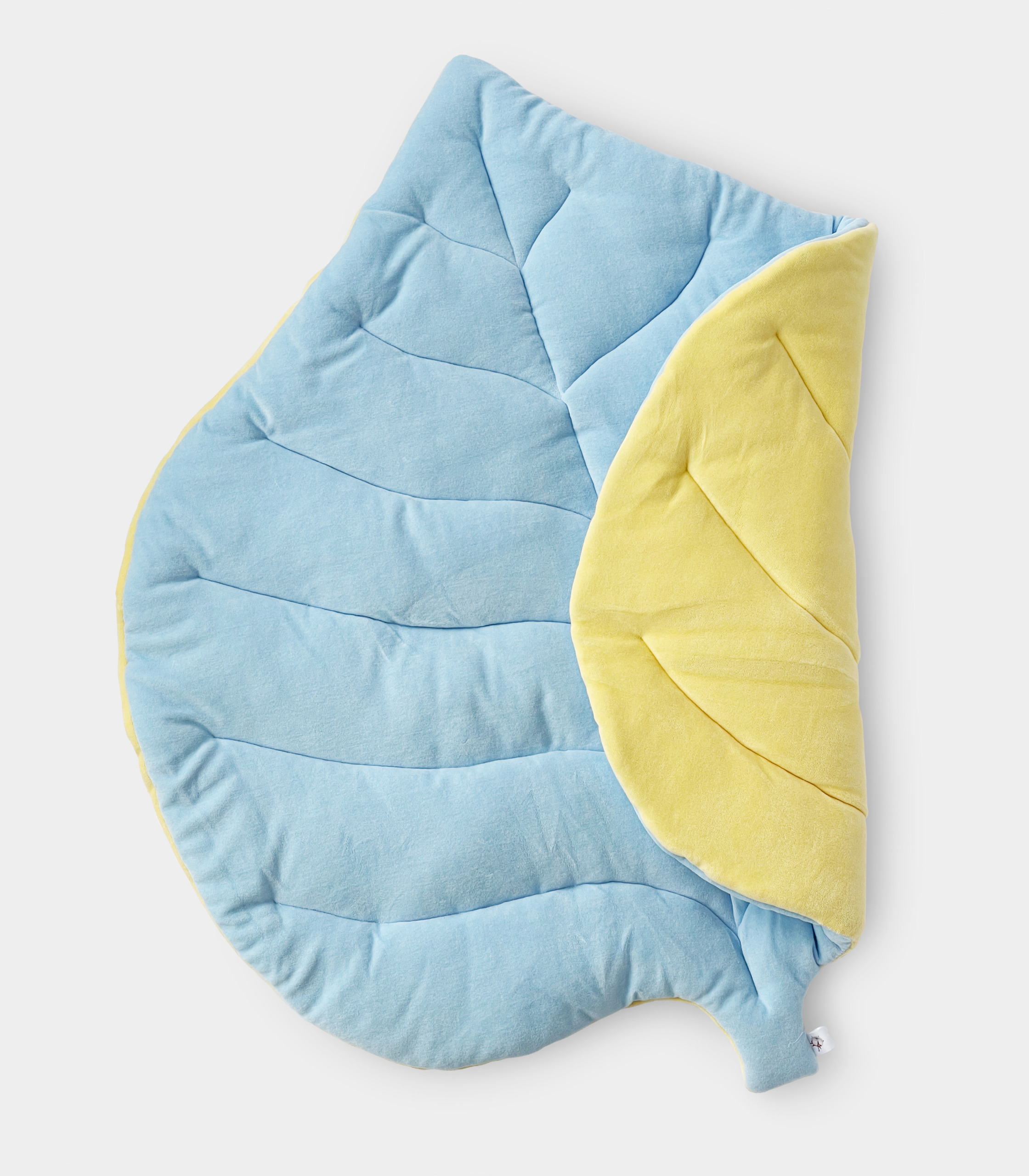 Килимок Листочок Жовто/блакитний