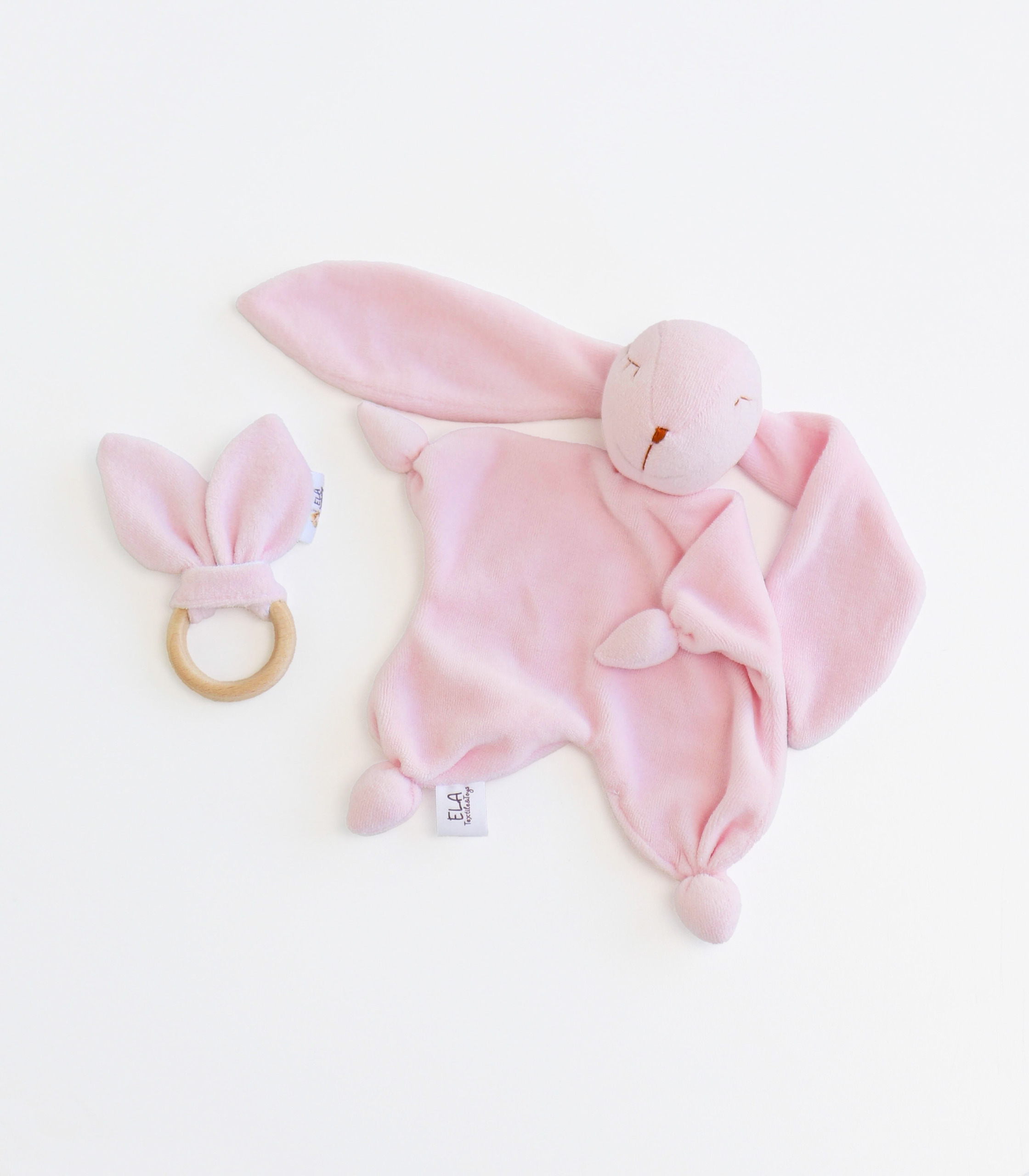 Комплект комфортер+ гризунець Рожевий