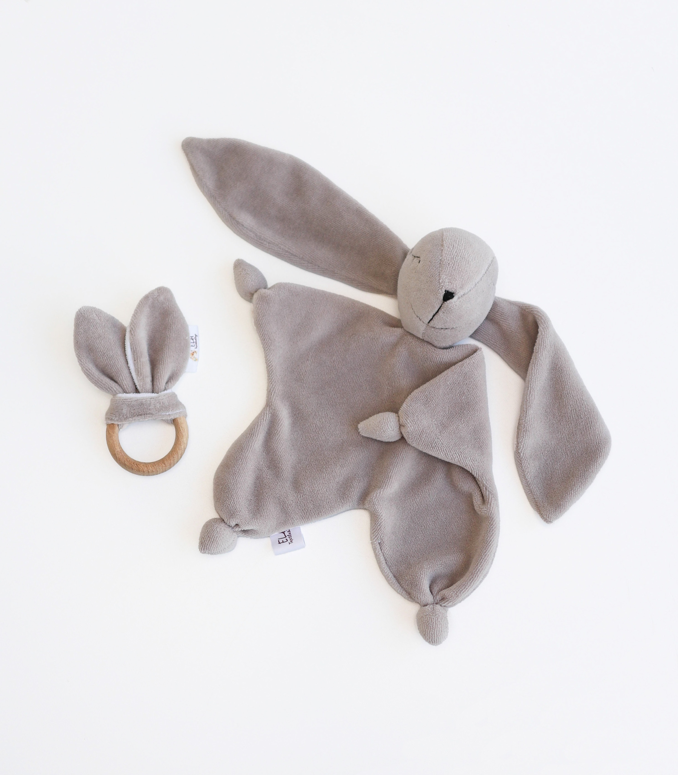 Комплект комфортер+ гризунець Темно-сірий