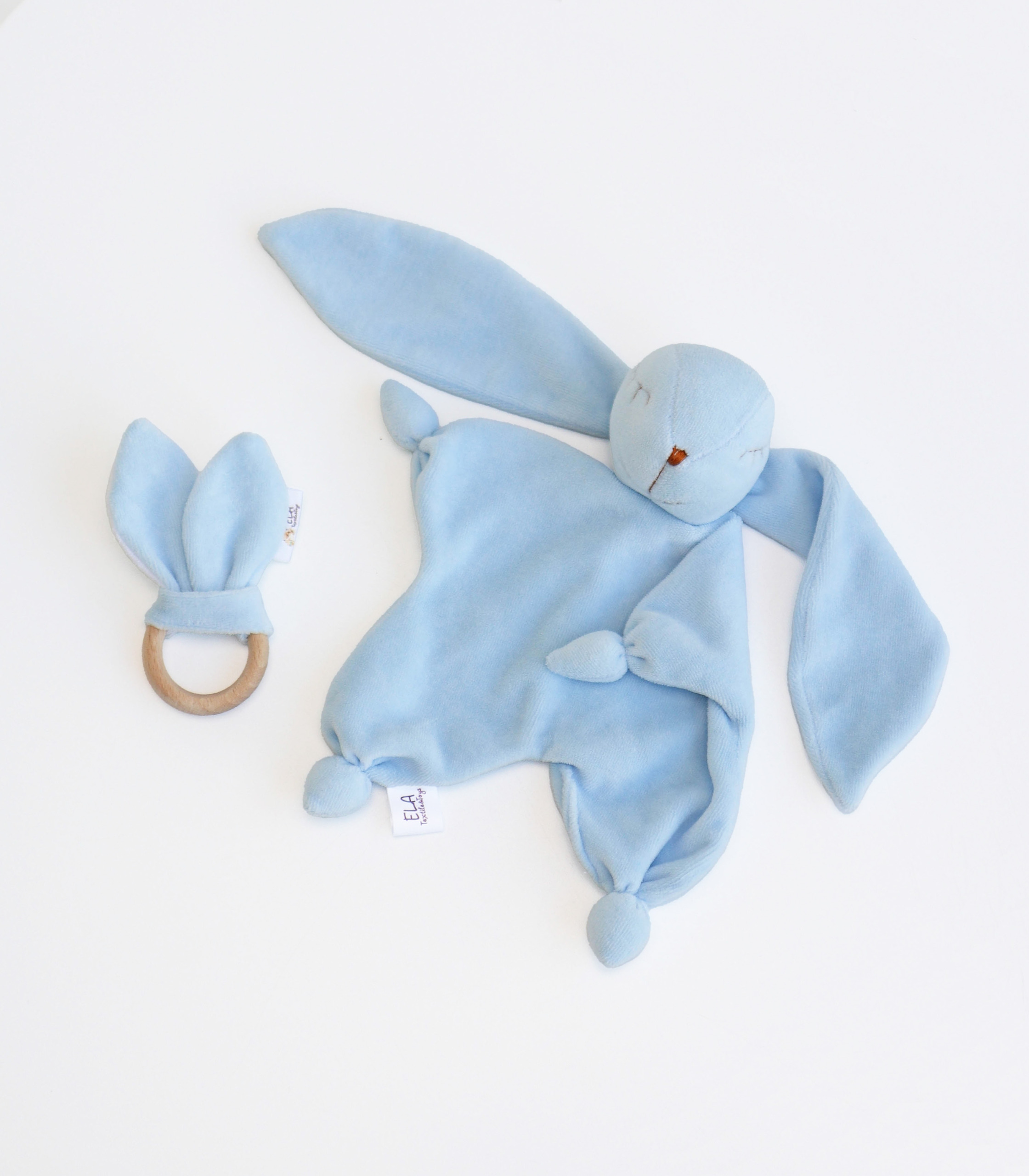 Комплект комфортер+ гризунець Блакитний