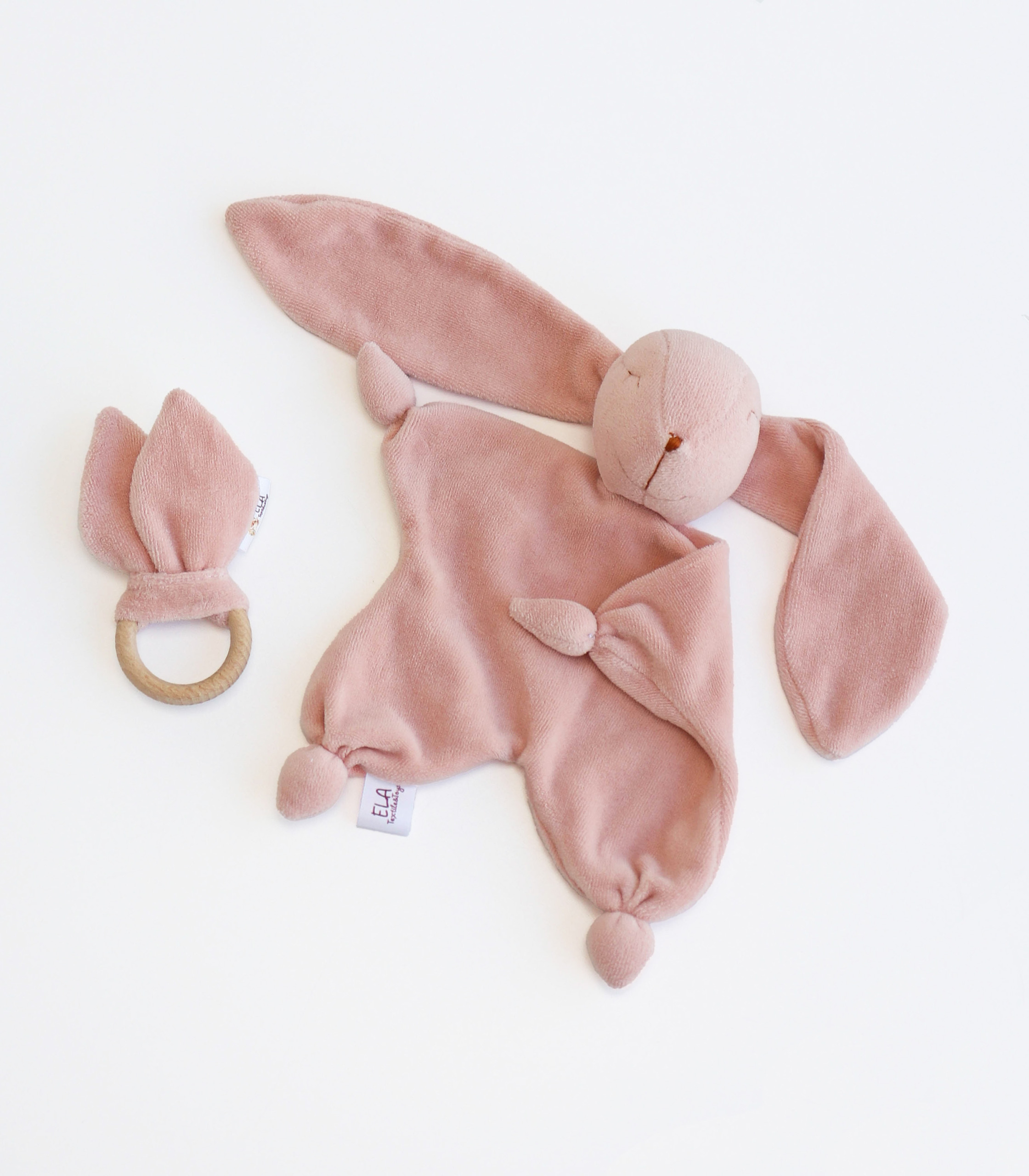 Комплект комфортер+ гризунець Пудра