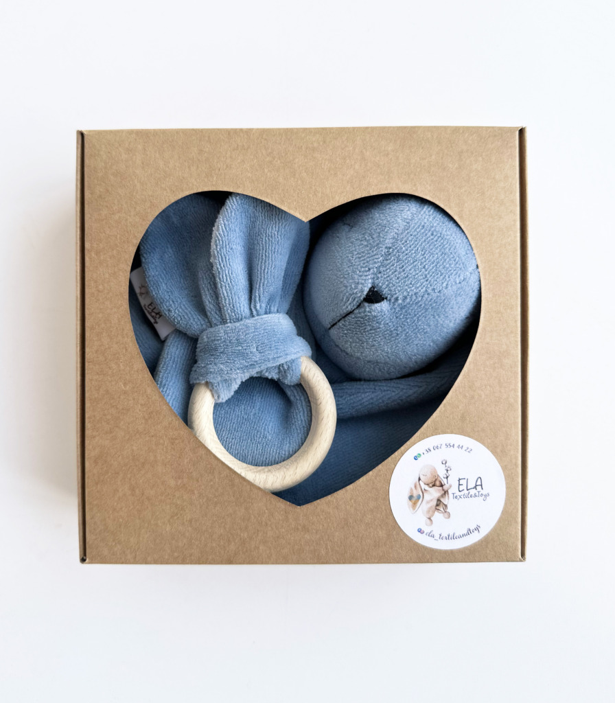 Комплект комфортер+ гризунець Джинс