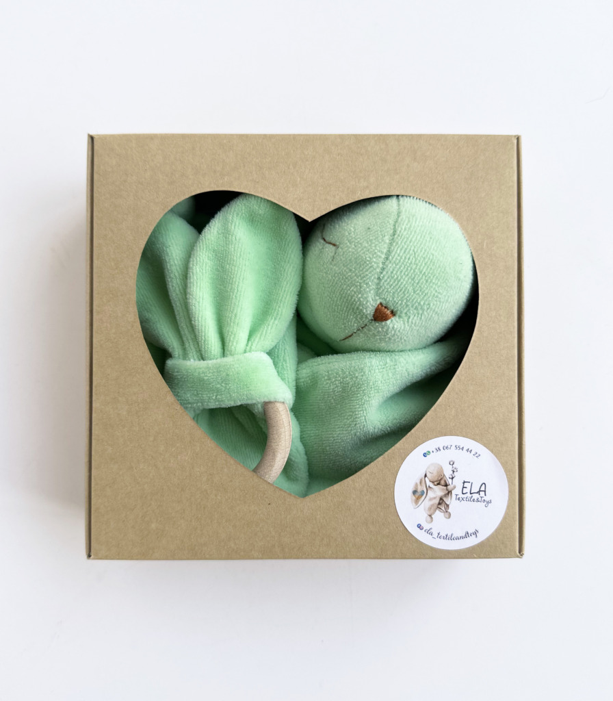 Комплект комфортер+ гризунець Салатовий