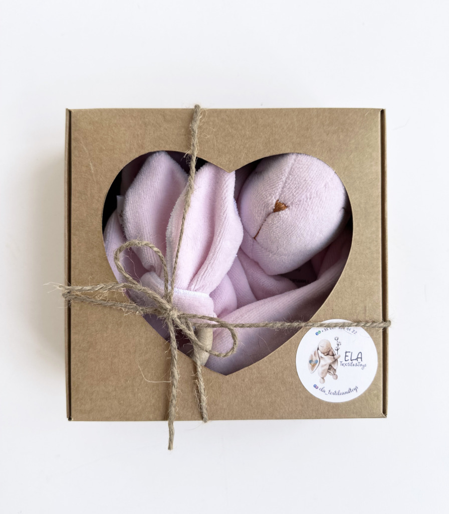 Комплект комфортер+ гризунець Рожевий