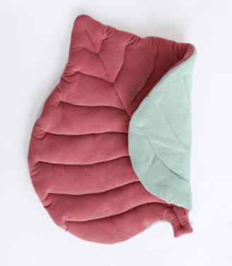 Килимок Листочок Суха роза/фісташка