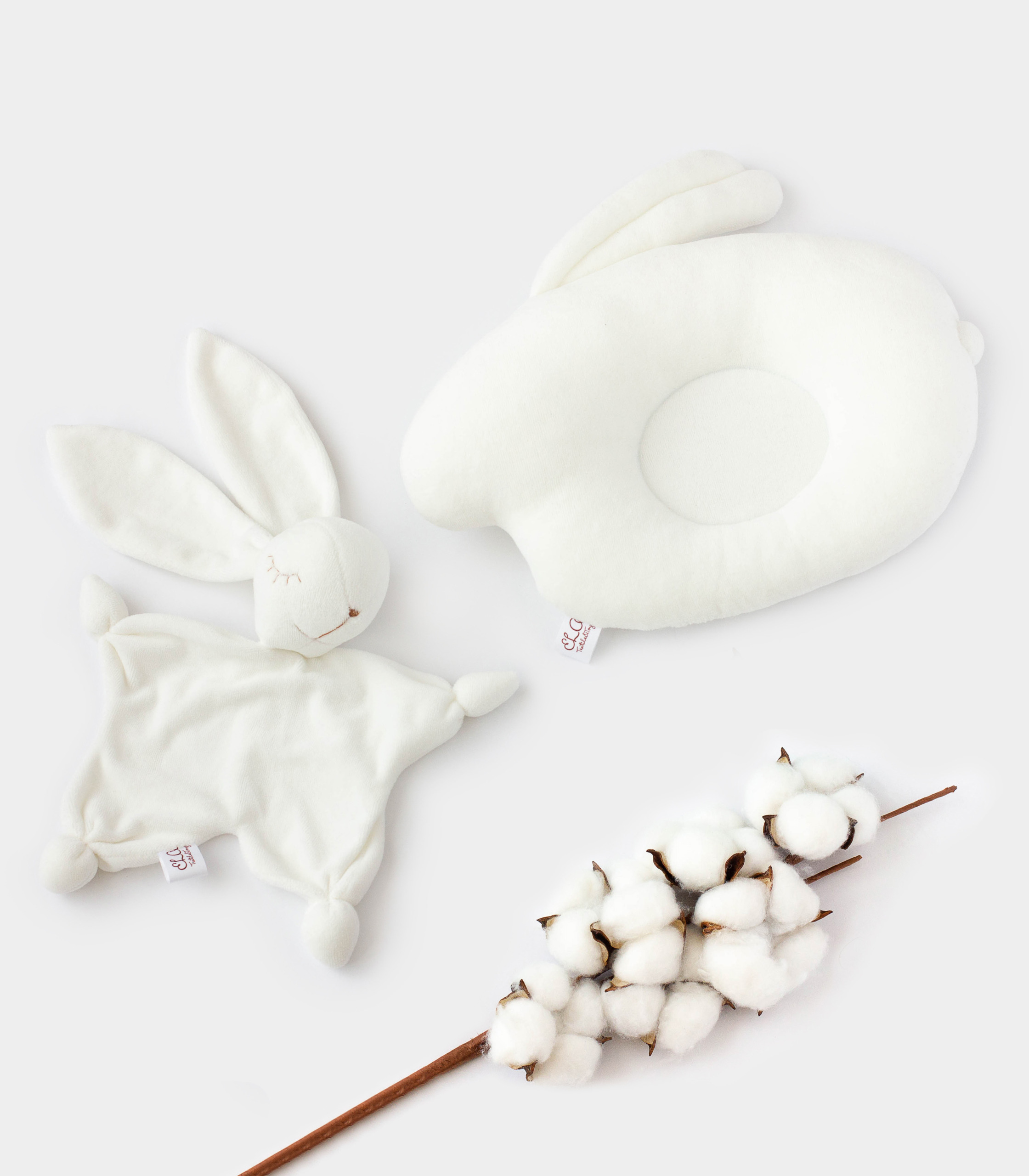 Комплект подушка+комфортер Молочний