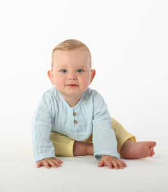 Костюм мусліновий “Жовто/блакитний”