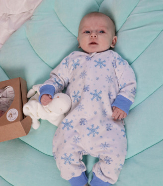 Ромпер новорічний “Сніжинки”