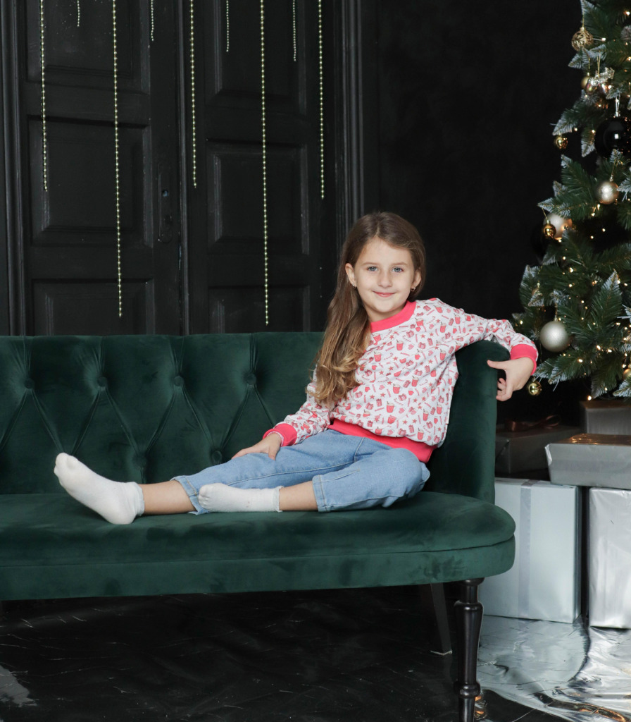 Світшот новорічний “Рукавички”