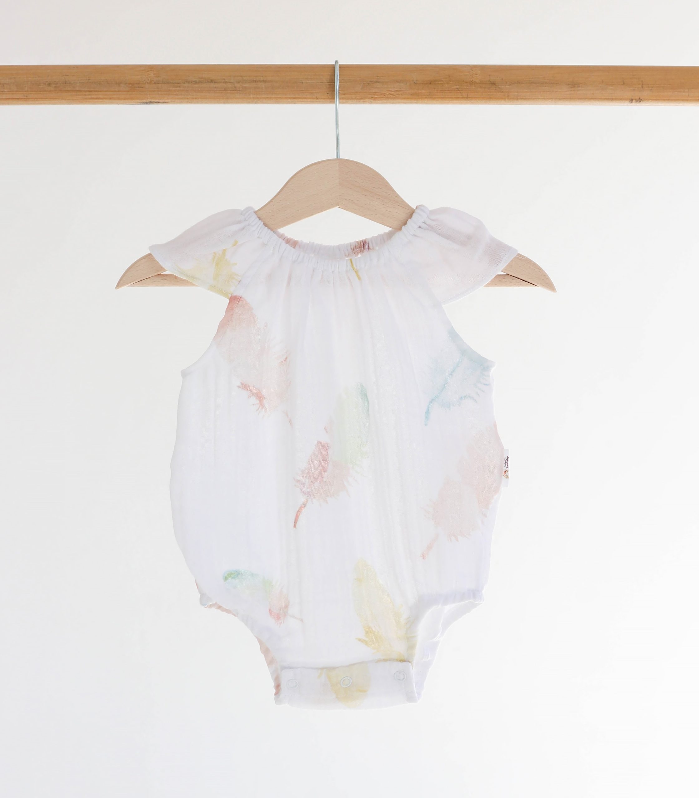 Боді мусліновий “Пір’я”