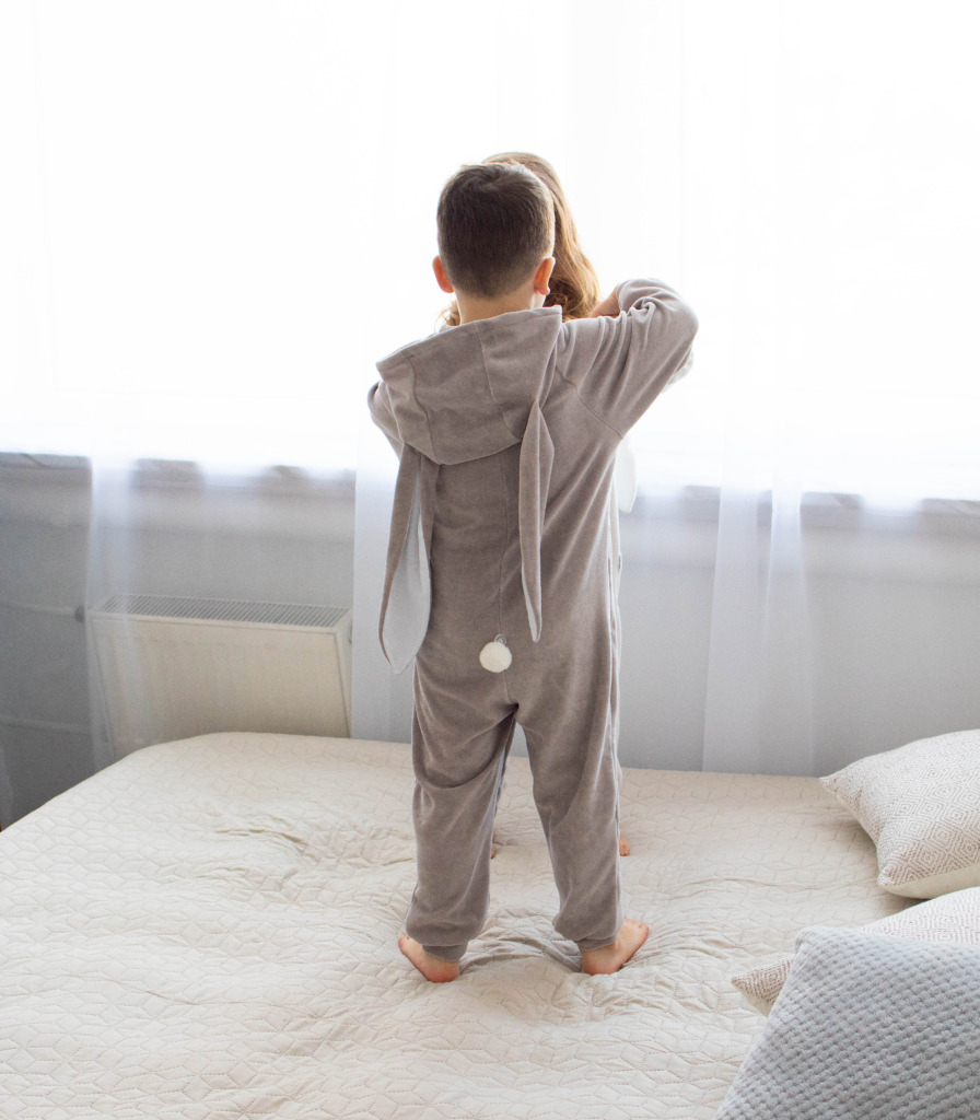 Піжама Кігурумі Зайчик “Темно-сірий”