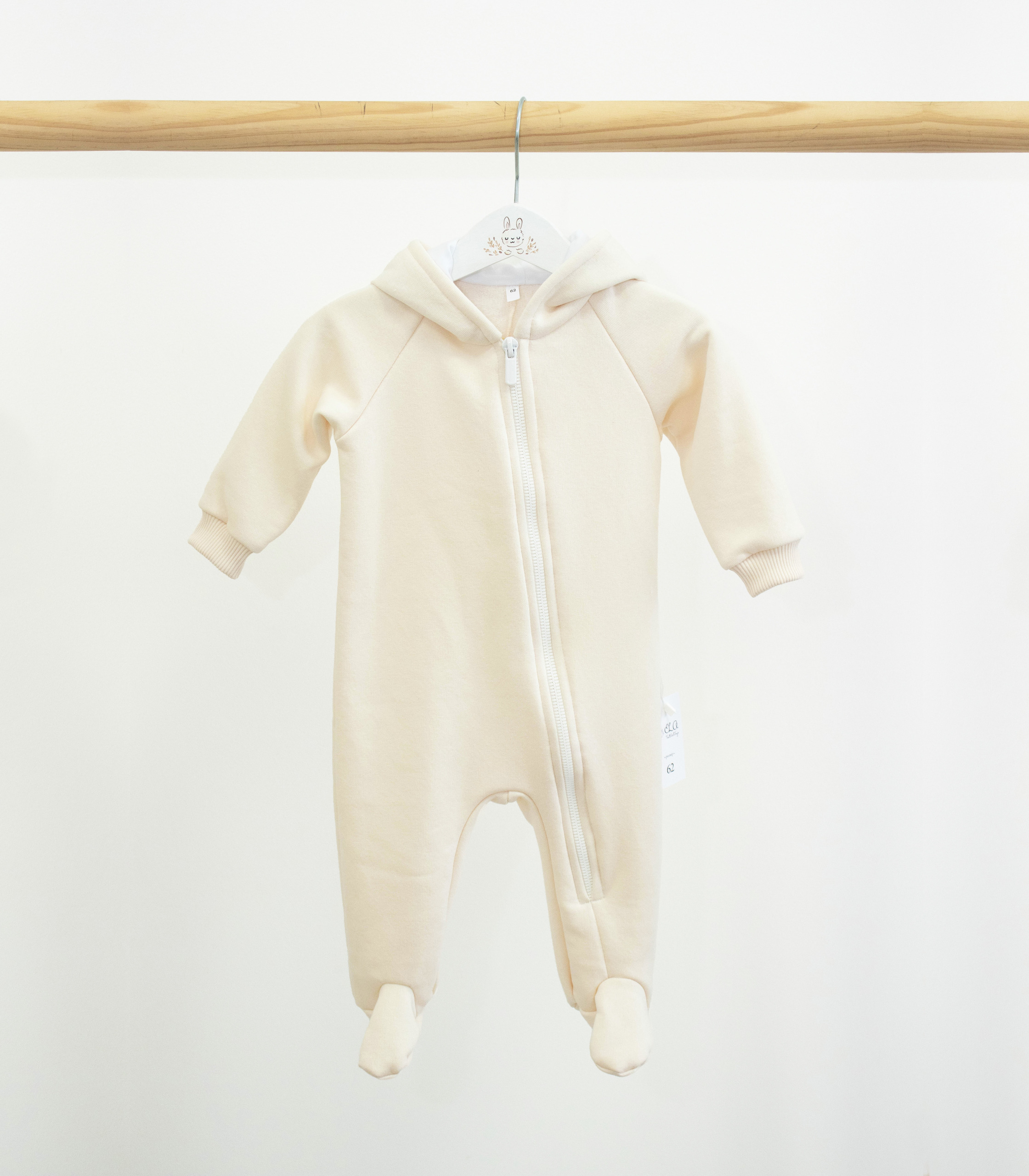 Комбінезон на флісі “Кремовий”