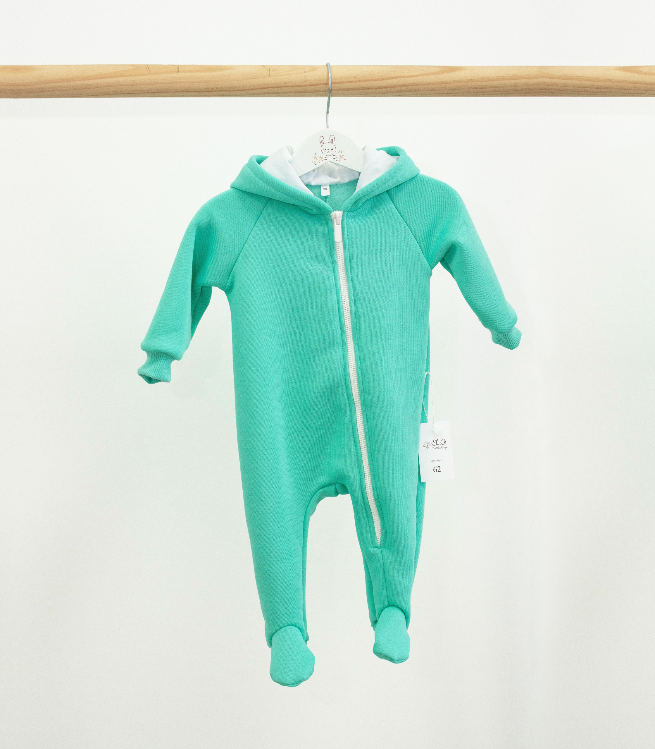 Комбінезон на флісі “М’ятний”