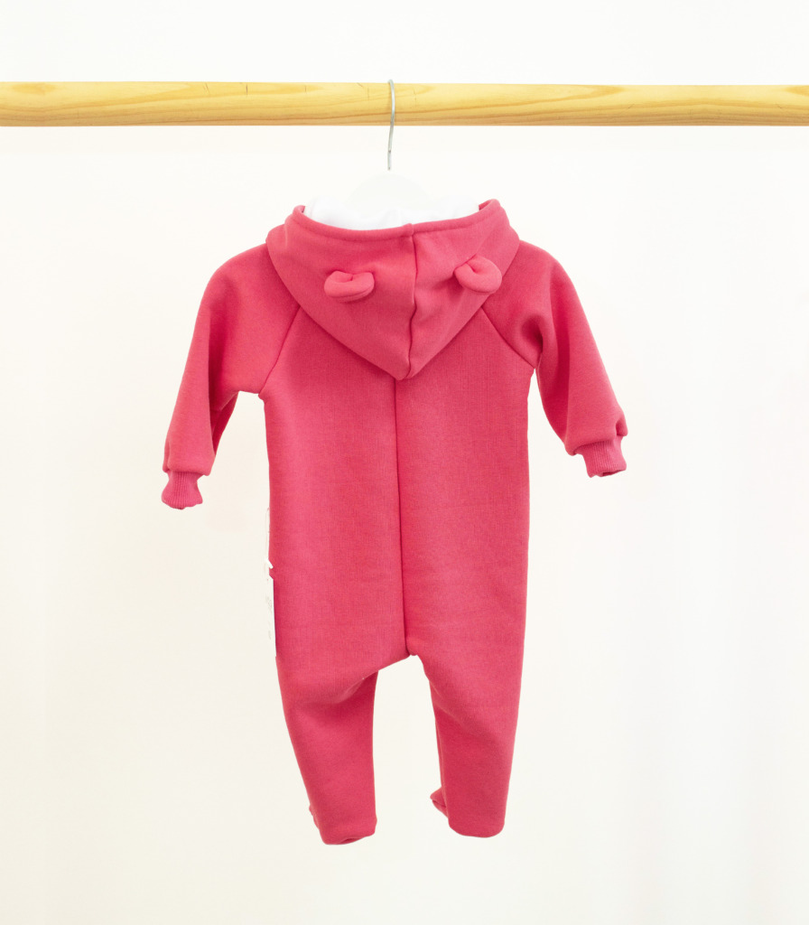 Комбінезон на флісі “Малиновий”