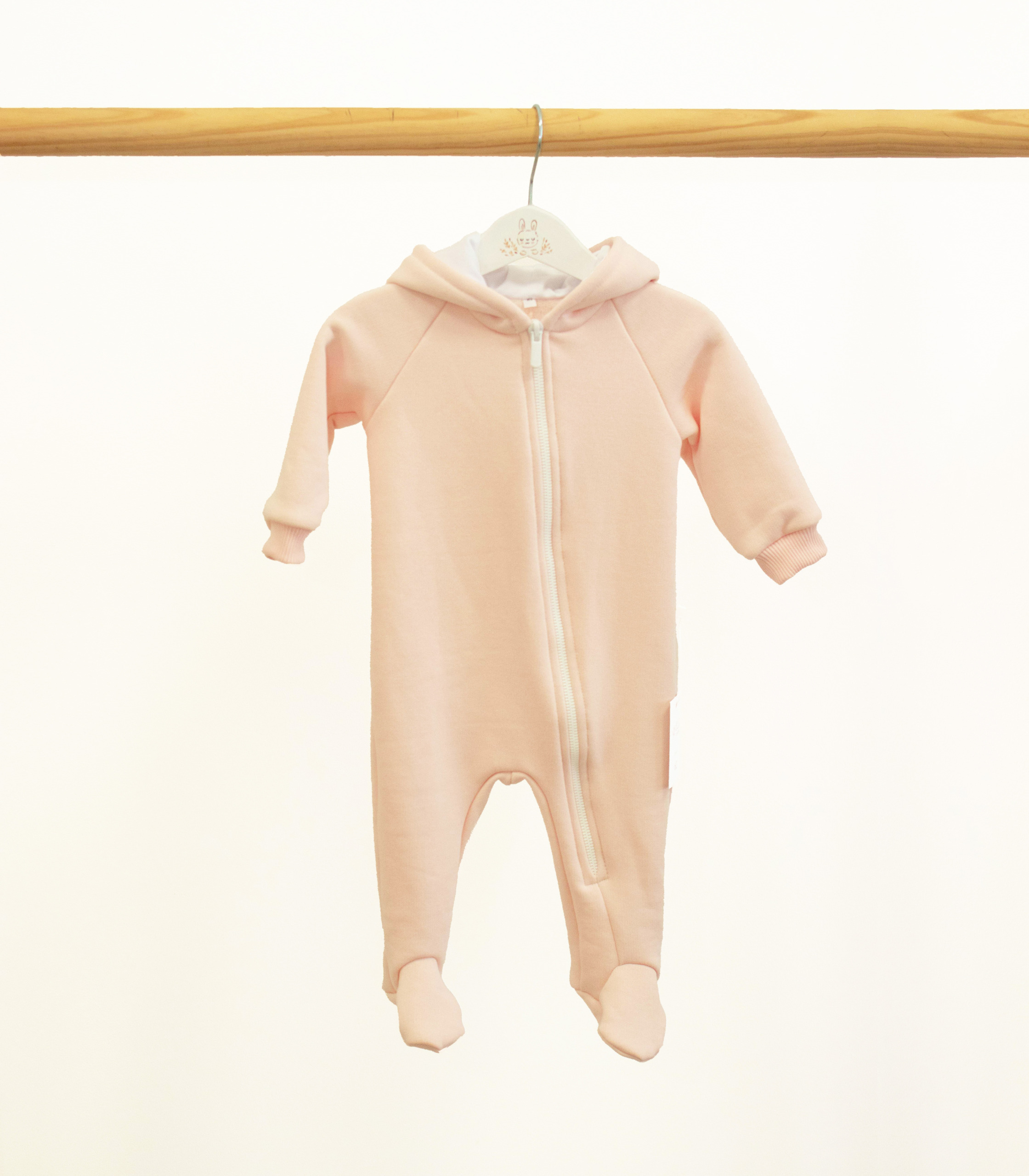 Комбінезон на флісі “Пудровий”