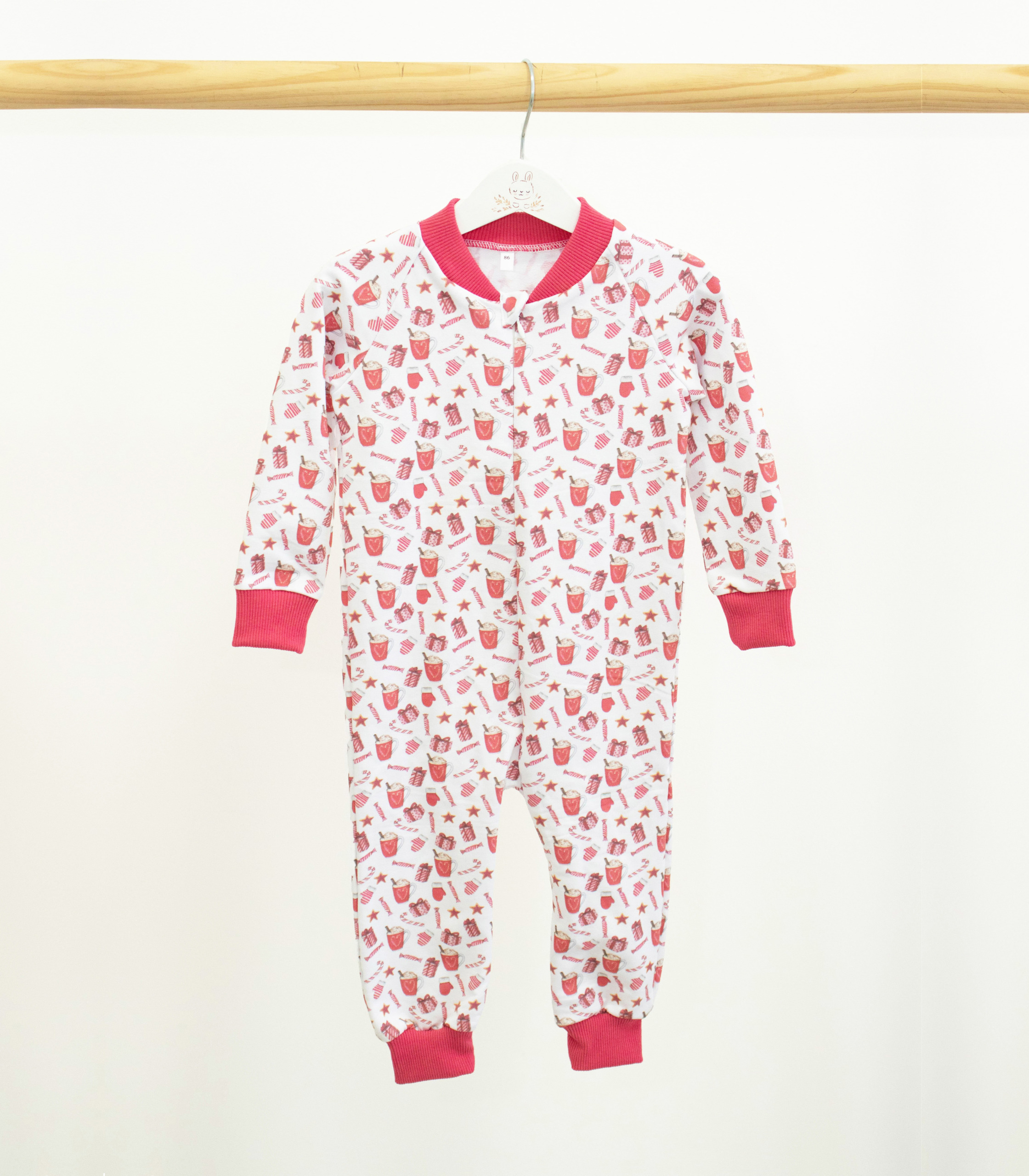 Ромпер новорічний “Рукавички”