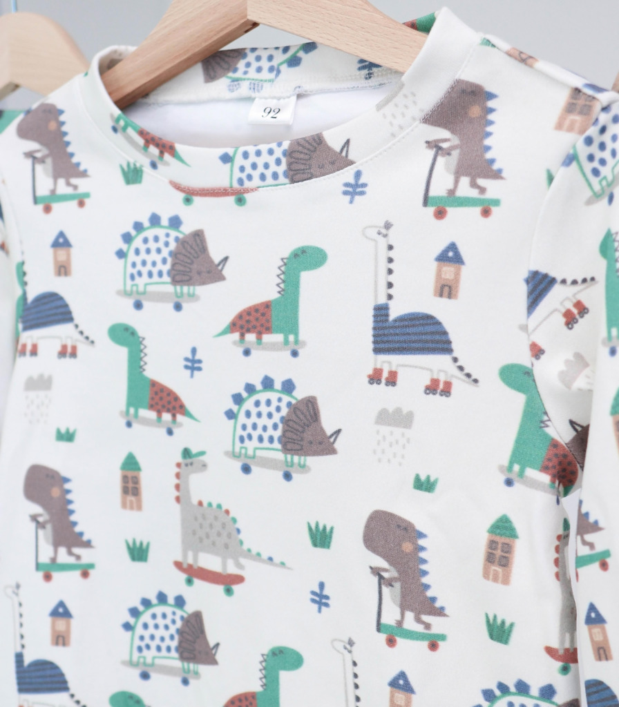 Піжамний компект-трійка “Діно”