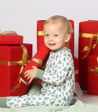 Ромпер новорічний “Ялинки”