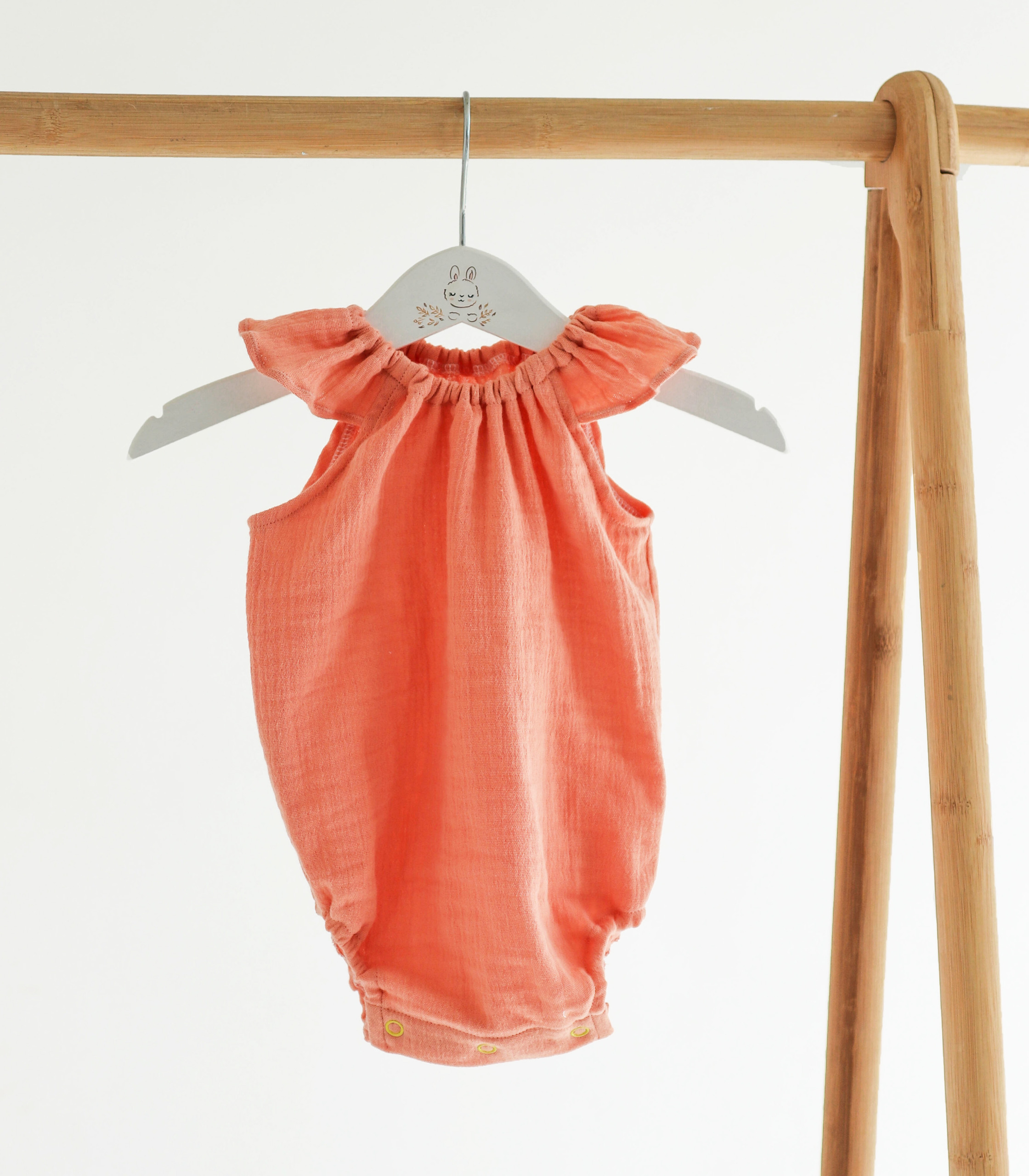 Боді мусліновий “Абрикос”