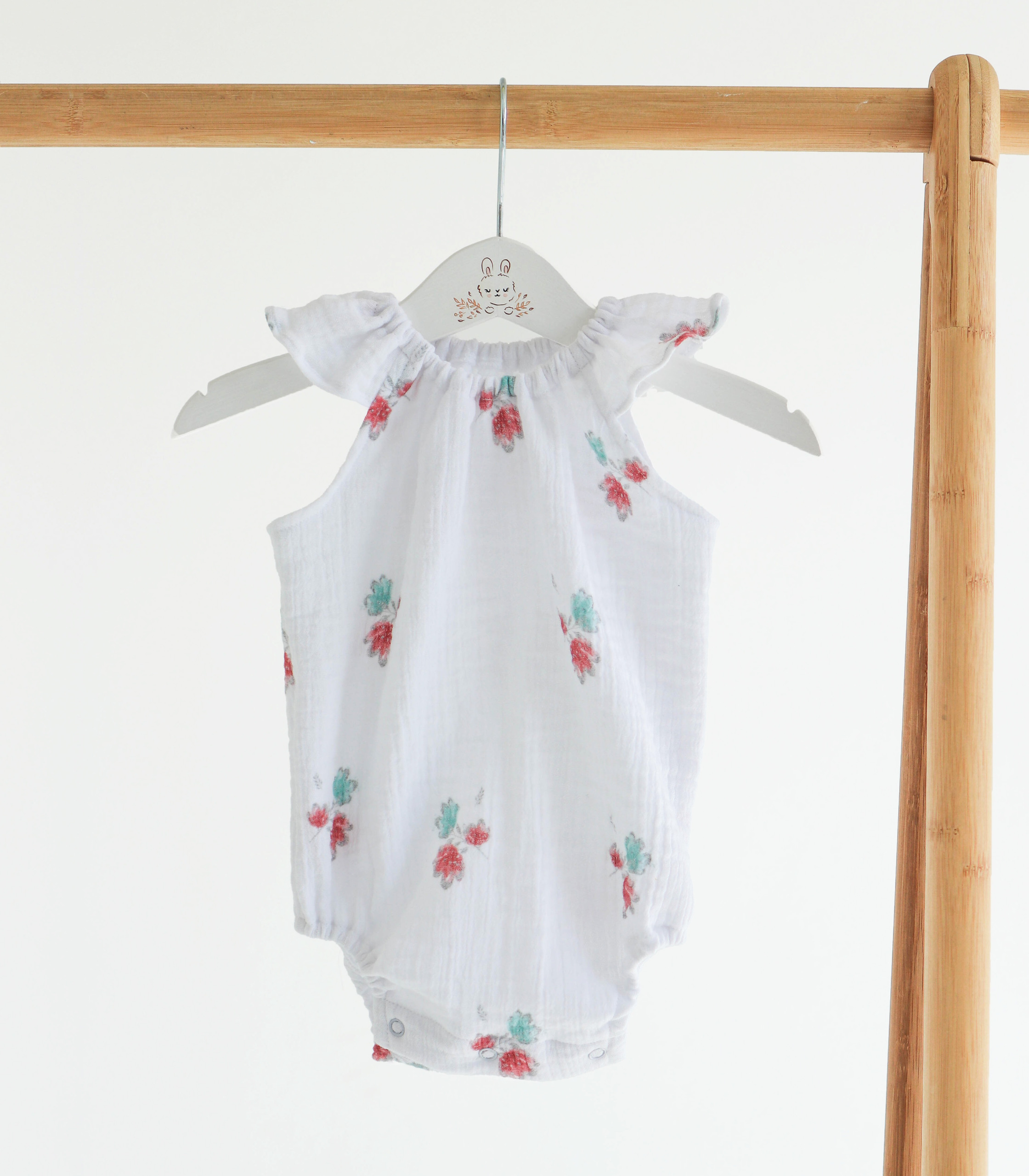 Боді мусліновий “Листочки”