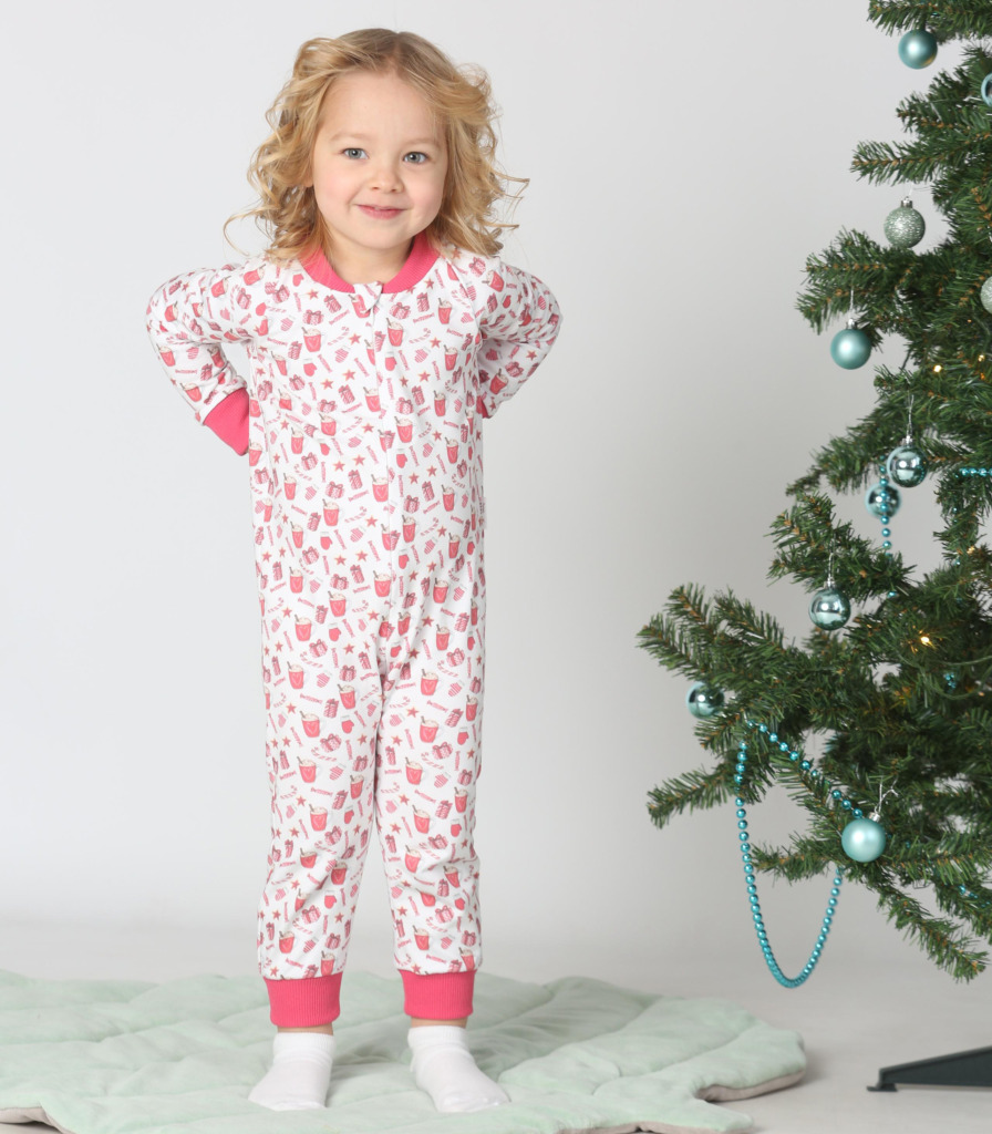 Ромпер новорічний “Рукавички”