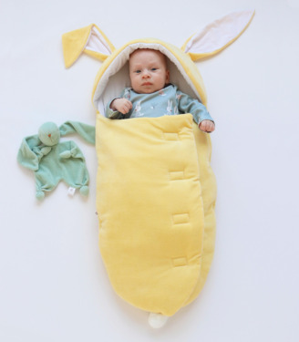 Спальник кокон Зайчик “Жовтий”