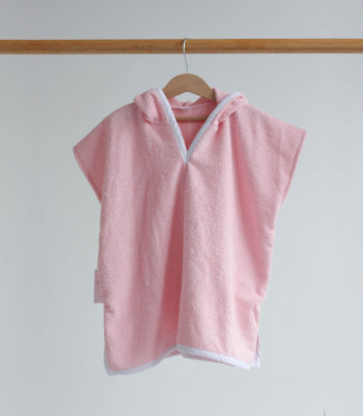 Пончо халат махровий Зайчик “Рожевий”