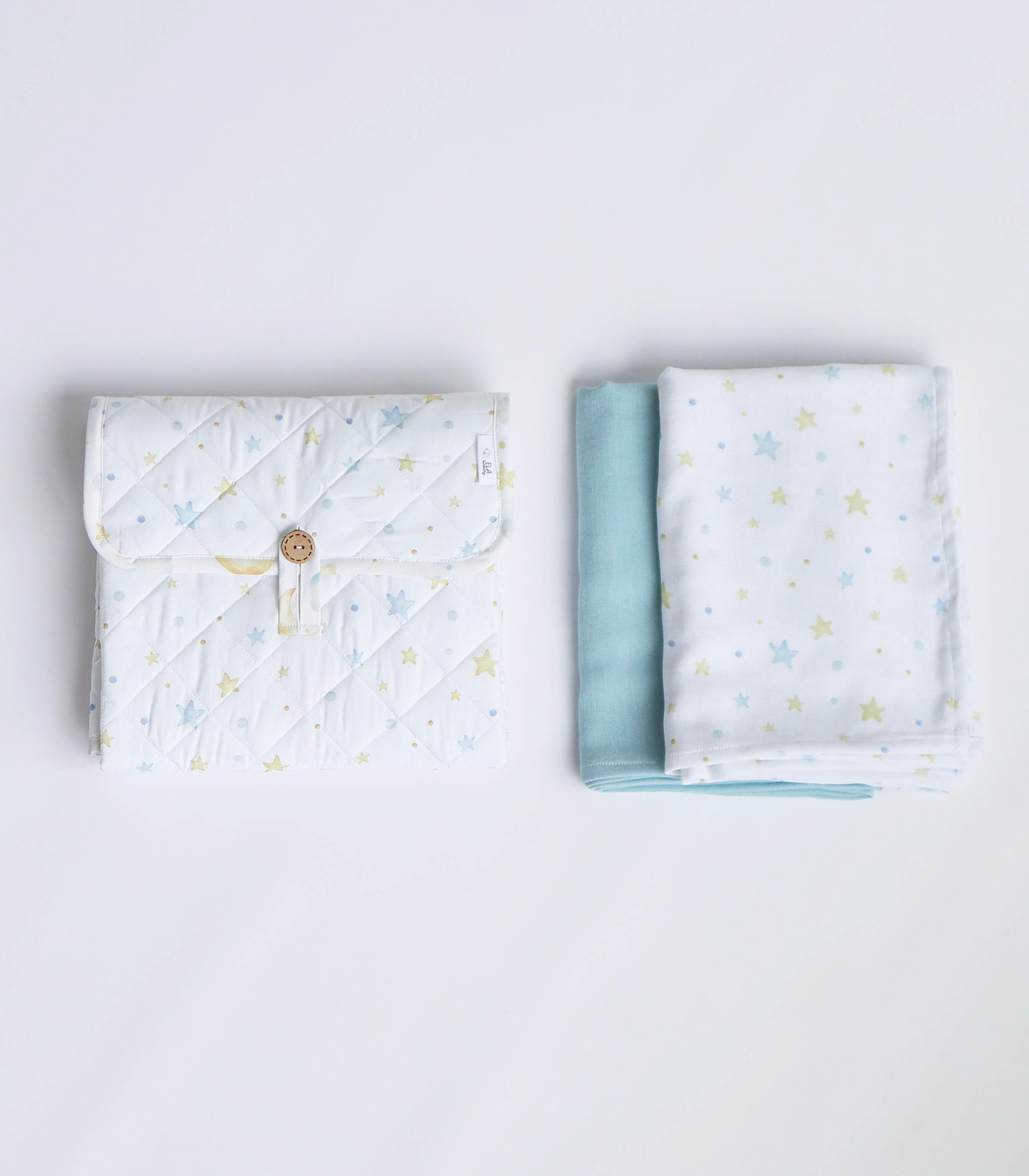 Комплект Пеленатор+пелюшки “Зірочки”