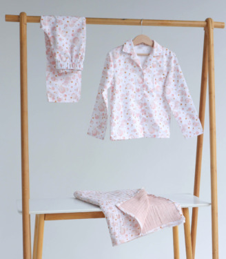 Піжама сатин “Рожеві Бульбашки”