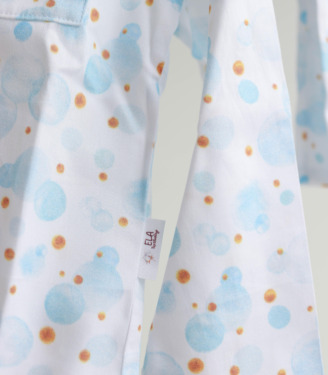 Піжама сатин “Блакитні Бульбашки”