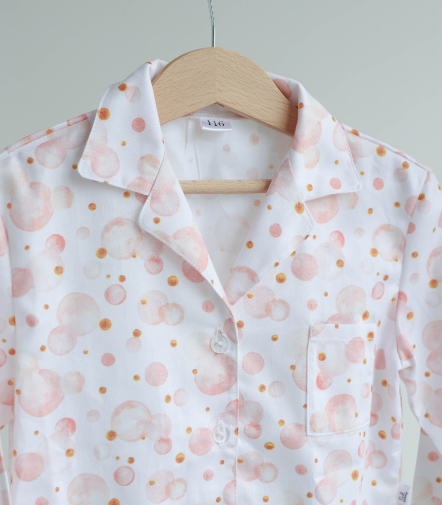 Піжама сатин “Рожеві Бульбашки”